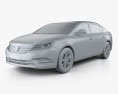 Roewe E950 2019 3D-Modell clay render