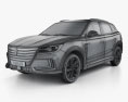 Roewe Marvel X 2021 3D-Modell wire render