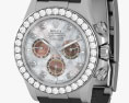 Rolex Cosmograph Daytona Oyster 40mm White Gold and Diamonds 3D 모델 