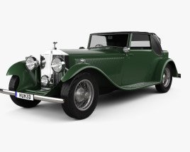 Rolls-Royce Phantom II Continental 1933 3D-Modell