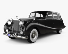 Rolls-Royce Silver Wraith Touring 리무진 1955 3D 모델 