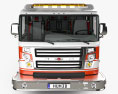 Rosenbauer TP3 Pumper Fire Truck with HQ interior 2022 3d model front view