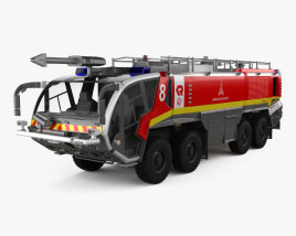 Rosenbauer Panther 8x8 Fire Truck 2024 3D model