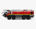 Rosenbauer Panther 8x8 Fire Truck 2024 Modello 3D vista laterale