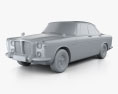Rover P5B купе 1973 3D модель clay render