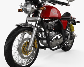 3D model of Royal Enfield Continental GT Cafe Racer 2014