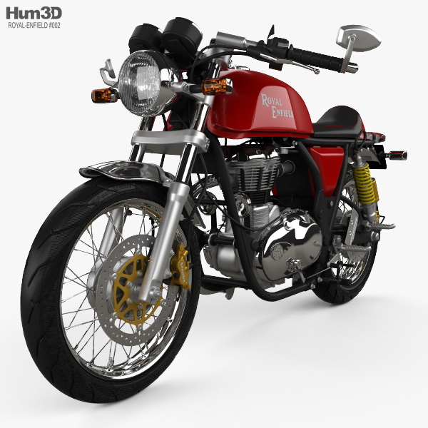 Royal Enfield Continental GT Cafe Racer 2014 3D 모델 