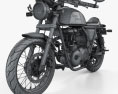 Royal Enfield Continental GT Cafe Racer 2014 3d model wire render