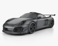 Ruf CTR3 Clubsport 2015 3D-Modell wire render