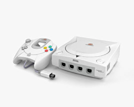 SEGA Dreamcast Modèle 3D