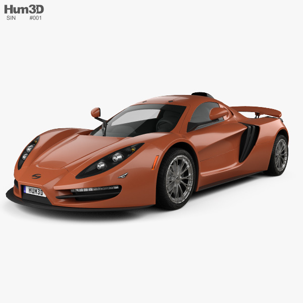 SIN CAR R1 2019 3D модель