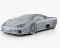 SSC Ultimate Aero 2015 3D-Modell clay render