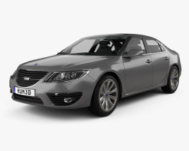 3D model of Saab 9-5 2010