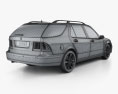 Saab 9-5 Aero wagon 2010 3D модель