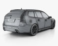 Saab 9-3 Sport Combi 2013 3D 모델 