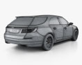 Saab 9-5 Sport Combi 2013 3D 모델 