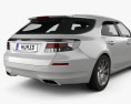 Saab 9-5 Sport Combi 2013 Modello 3D