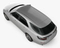 Saab 9-5 Sport Combi 2013 3D模型 顶视图