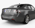 Saab 9-3 Sport 轿车 带内饰 2013 3D模型