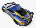Saleen GT4 2023 3D-Modell Draufsicht