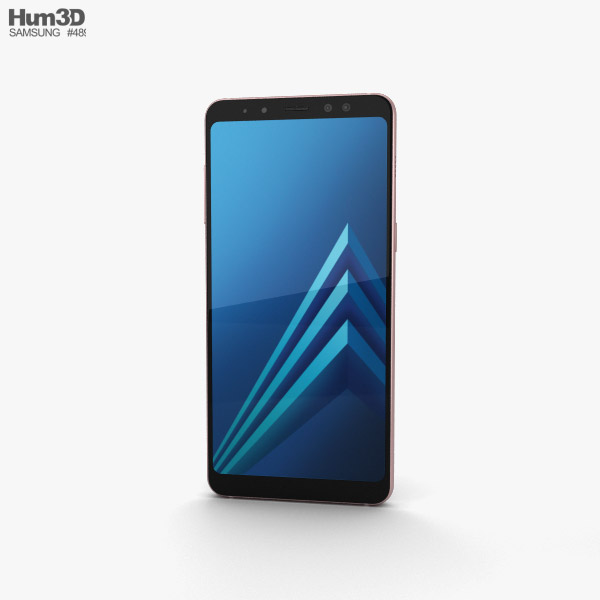 Samsung Galaxy A8 (2018) Blue 3D model
