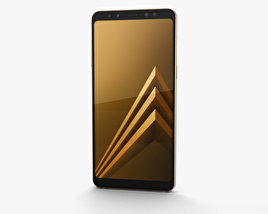 Samsung Galaxy A8 (2018) Gold 3D model