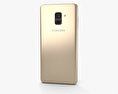 Samsung Galaxy A8 (2018) Gold Modelo 3d