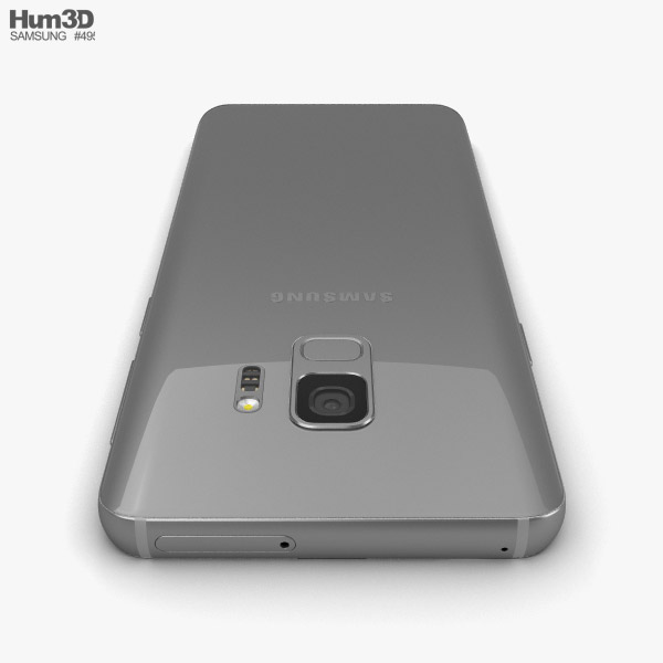 Samsung Galaxy S9 Titanium Gray 3Dモデル download