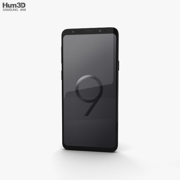 Samsung Galaxy S9 Plus Midnight Black 3D model