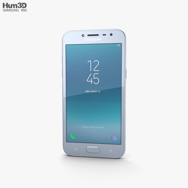 Samsung Galaxy J2 Pro Blue 3D модель