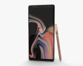 Samsung Galaxy Note 9 Metallic Copper Modello 3D