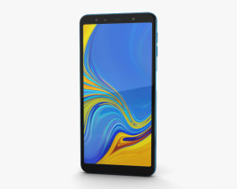 Samsung Galaxy A7 (2018) Blue 3D 모델 