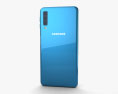 Samsung Galaxy A7 (2018) Blue 3d model