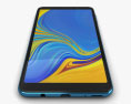 Samsung Galaxy A7 (2018) Blue 3d model