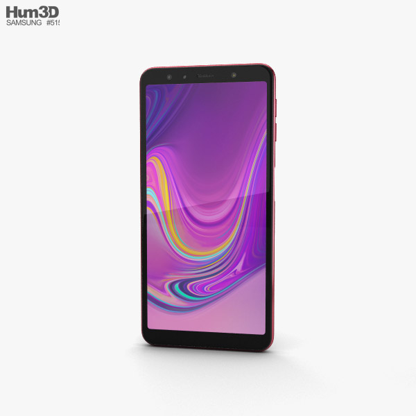 Samsung Galaxy A7 (2018) Pink 3D模型