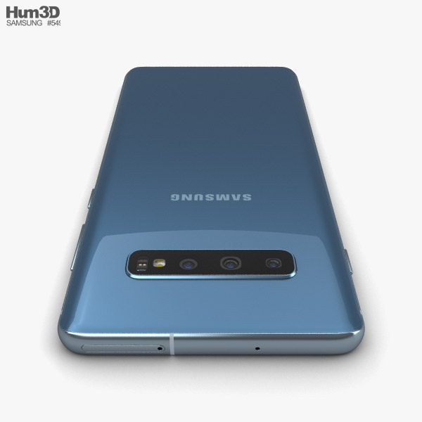 Samsung Galaxy S10 Plus Prism Blue 3Dモデル download