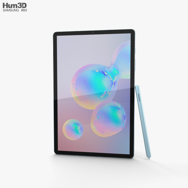 Samsung Galaxy Tab S6 Cloud Blue 3D model