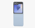Samsung Galaxy Flip 6 Blue 3D 모델 