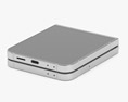 Samsung Galaxy Flip 6 Silver Shadow 3D 모델 