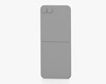 Samsung Galaxy Flip 6 Silver Shadow Modelo 3D