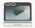 Samsung Galaxy Flip 6 White 3D 모델 