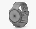 Samsung Galaxy Watch Ultra Titanium Gray Case Peakform Band Orange Modello 3D