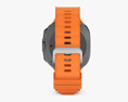 Samsung Galaxy Watch Ultra Titanium Gray Case Peakform Band Orange 3D модель