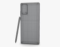 Samsung Galaxy Note20 Mystic Gray 3D модель
