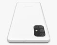Samsung Galaxy M51 白色的 3D模型