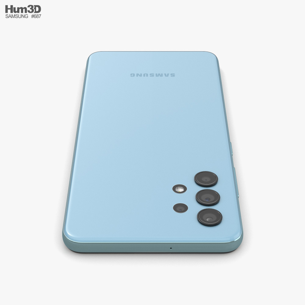 Samsung Galaxy A32 Awesome Blue 3D модель