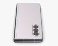 Samsung Galaxy Z Fold3 Phantom Silver 3D 모델 