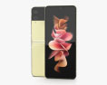 Samsung Galaxy Z Flip3 Cream 3d model