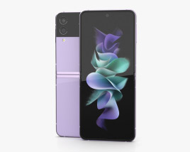 Samsung Galaxy Z Flip3 Lavender 3D-Modell