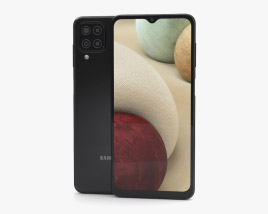 Samsung Galaxy A12 Black 3D model